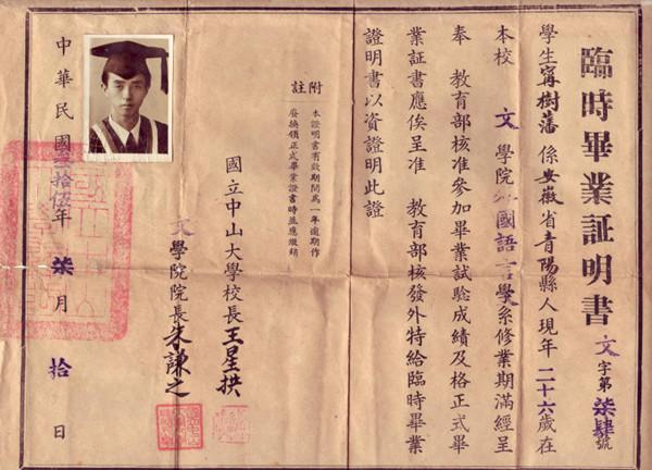 中山大学文凭(中山大学文凭申请条件)